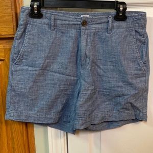 Gap shorts, blue jean in color size 4